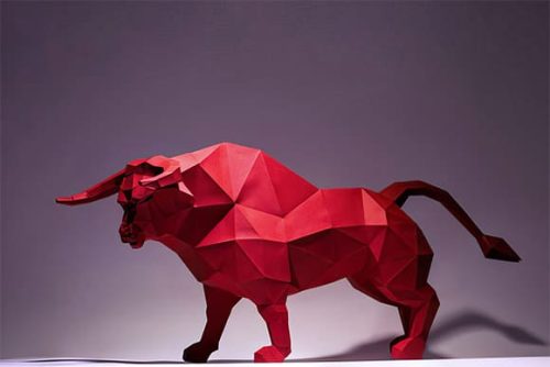 Jak vyrobit 3D model BÝKA z papírů